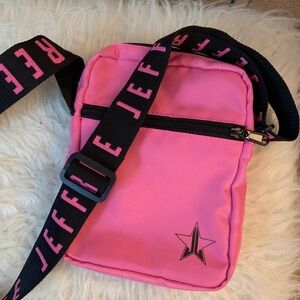 Jeffree star side bag hot pink